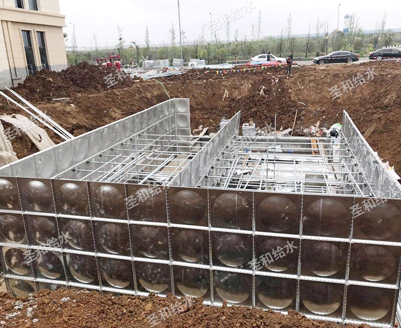 苏州抗浮式地埋箱泵一体化安装
