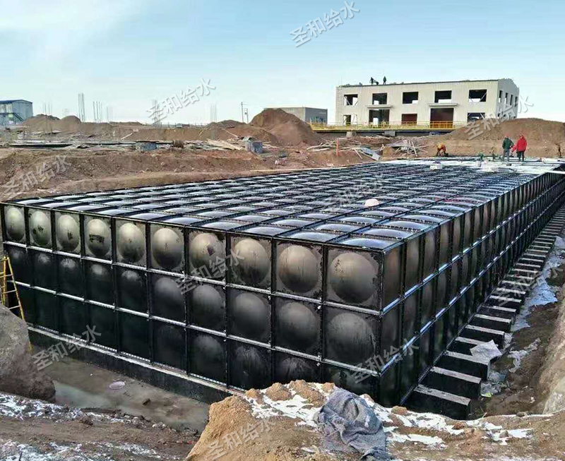 抗浮式地埋箱泵一体化