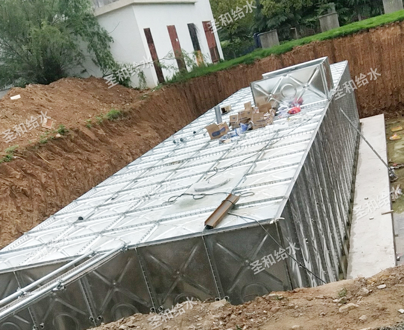 抗浮式地埋箱泵一体化