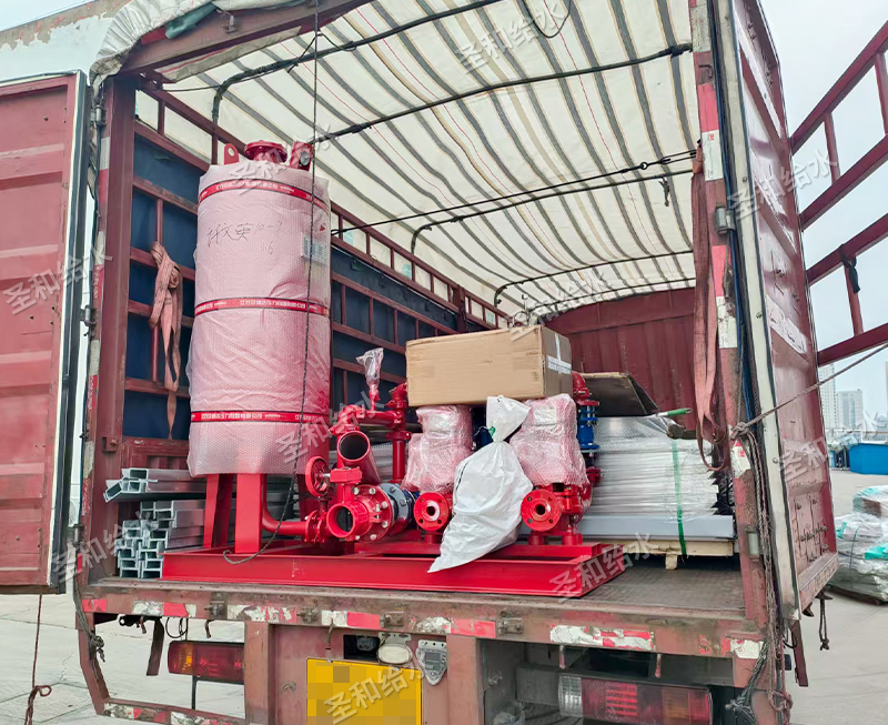 消防水箱消防泵组发货